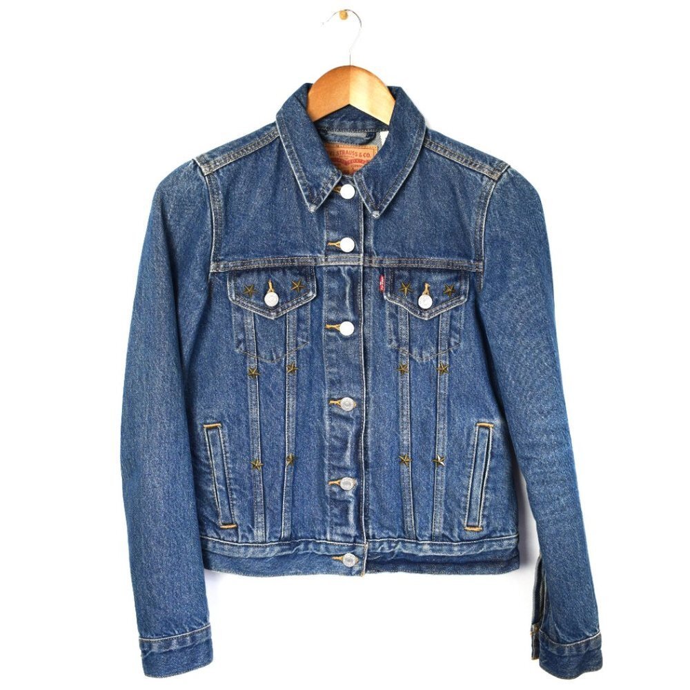 Levi’s Star Studded Original Trucker Denim Jacket XS
